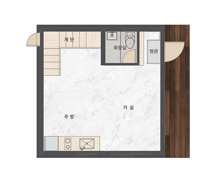 쉼하우스_복층_세컨하우스_숙박시설_펜션_스칸디15_실내_평면도1