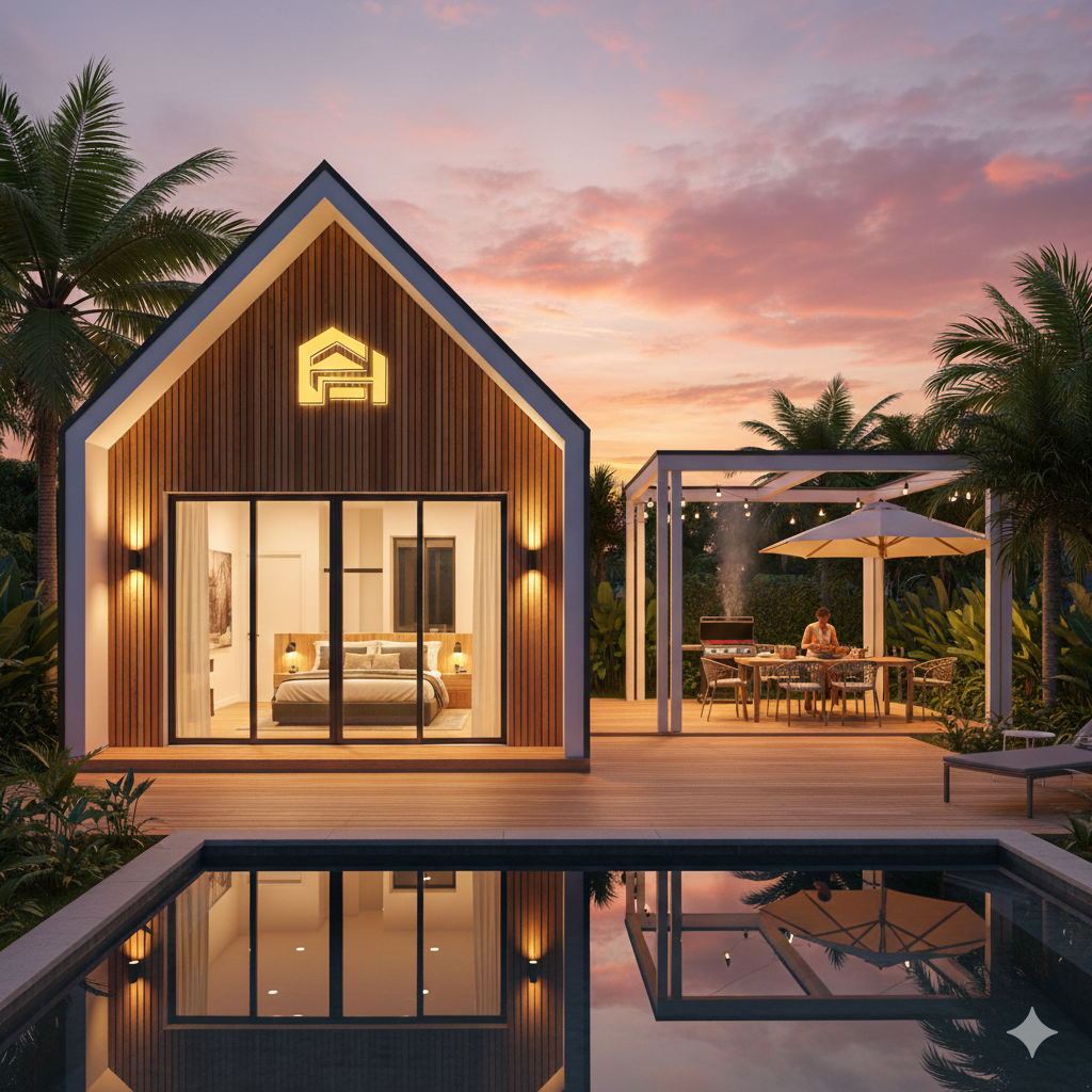 쉼하우스_숙박시설_썬네스트_불멍_바베큐장