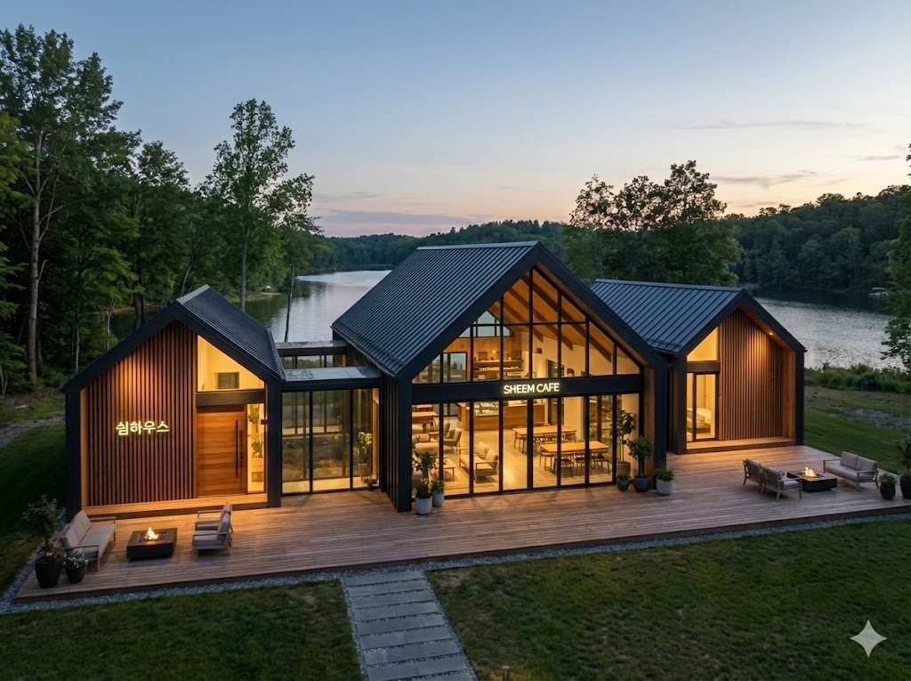 쉼하우스_네스트_상업시설_근린생활시설_카페_캠핑